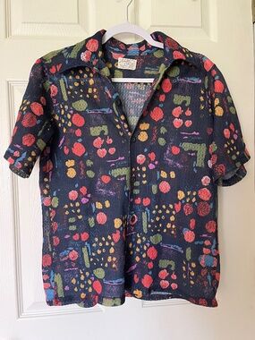Men’s Vintage Abstract Shirt